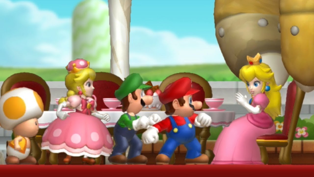 New Super Mario Bros U Deluxe Walkthrough - Part 1 - Acorn Plains