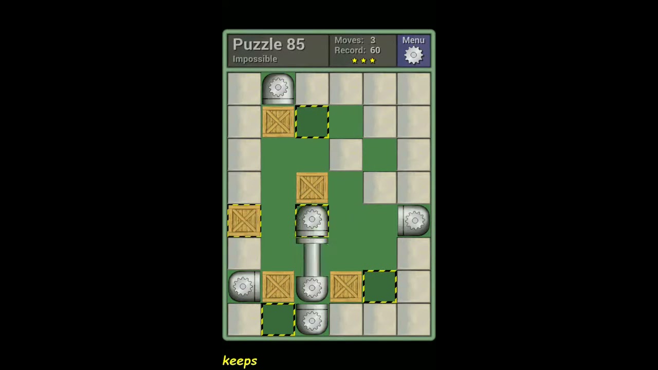 Pushing Machine (Impossible) Level Puzzle 85 - Perfect Solution