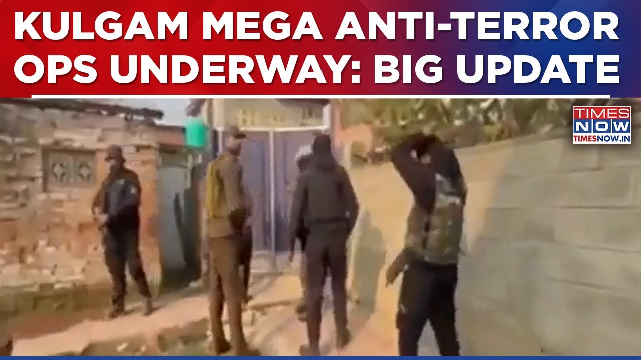 Kulgam Anti-Terror Ops Update: 500+ Suspects Questioned, 8 Detained? | Jammu-Kashmir&nbsp;Breaking&nbsp;News