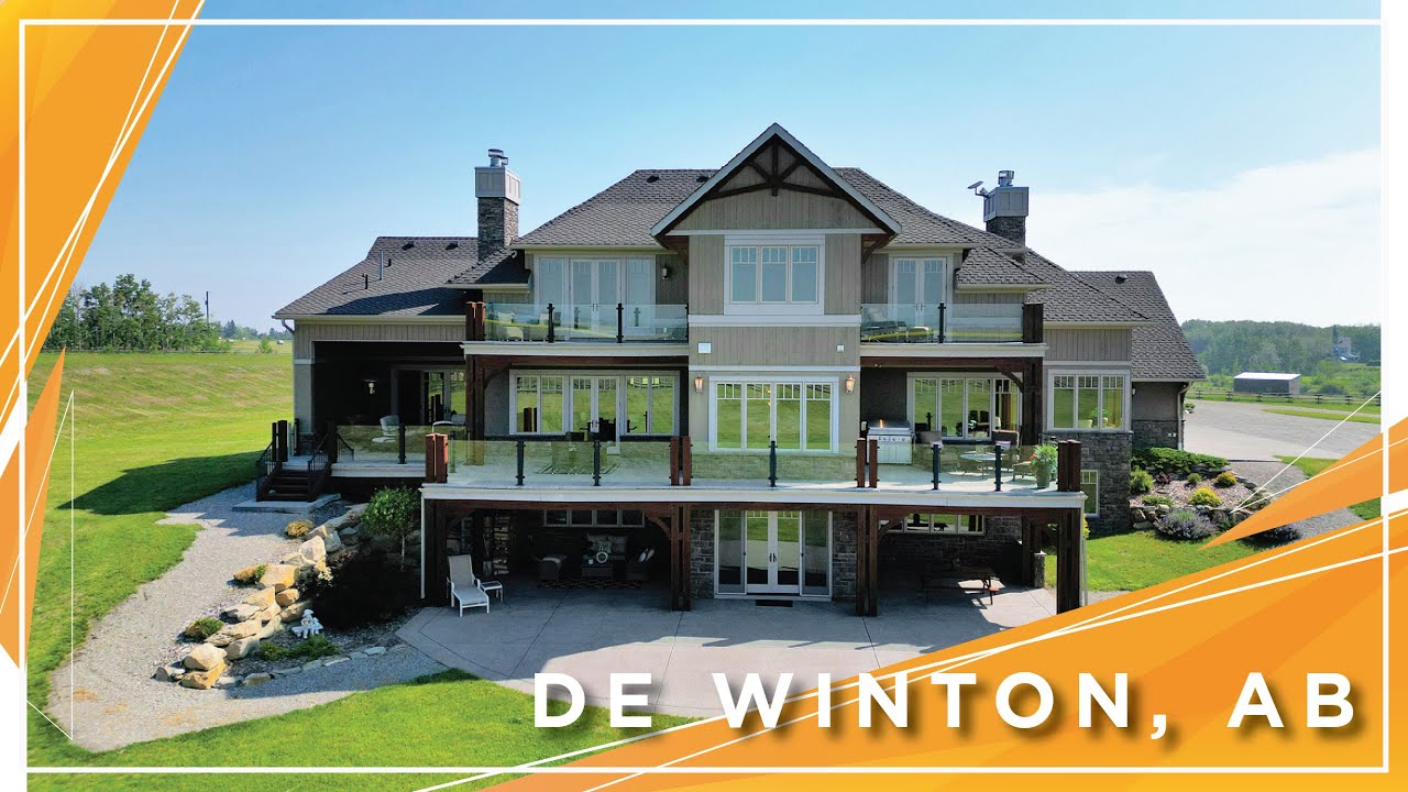 Calgary Real Estate Property Video Tour Production - 290001 16 St W - De Winton, AB