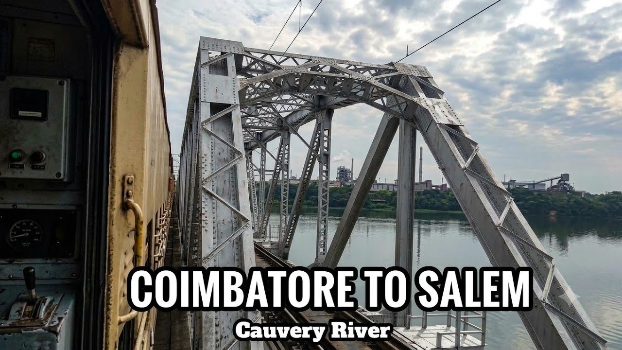 Coimbatore to Salem | Full Train Journey | via Tiruppur & Erode | Scenic Indian Railways Route