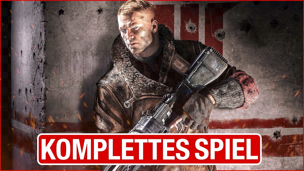 WOLFENSTEIN THE NEW ORDER Full Game Walkthrough Deutsch | Komplettes Spiel German 4K