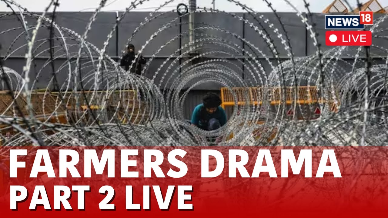 Farmers Protest LIVE Today : Borders Sealed As Delhi Turns Into Fortress | Kisan March Live | News18