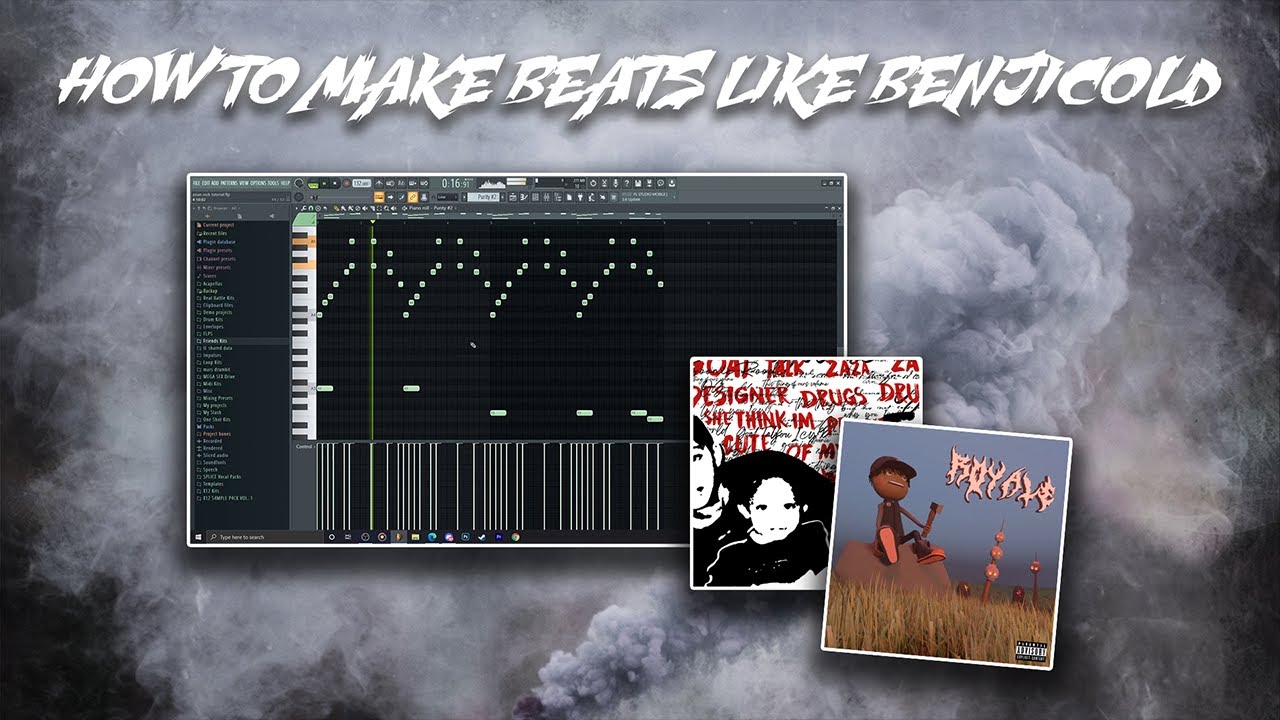 How to make asian rock beats like Benjicold | @1prod.mars