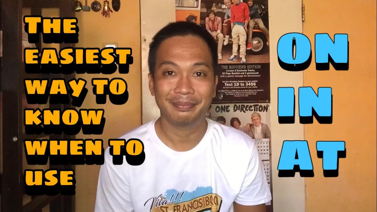#LearnAtHome Lesson: When to use the prepositions IN, ON, and AT?