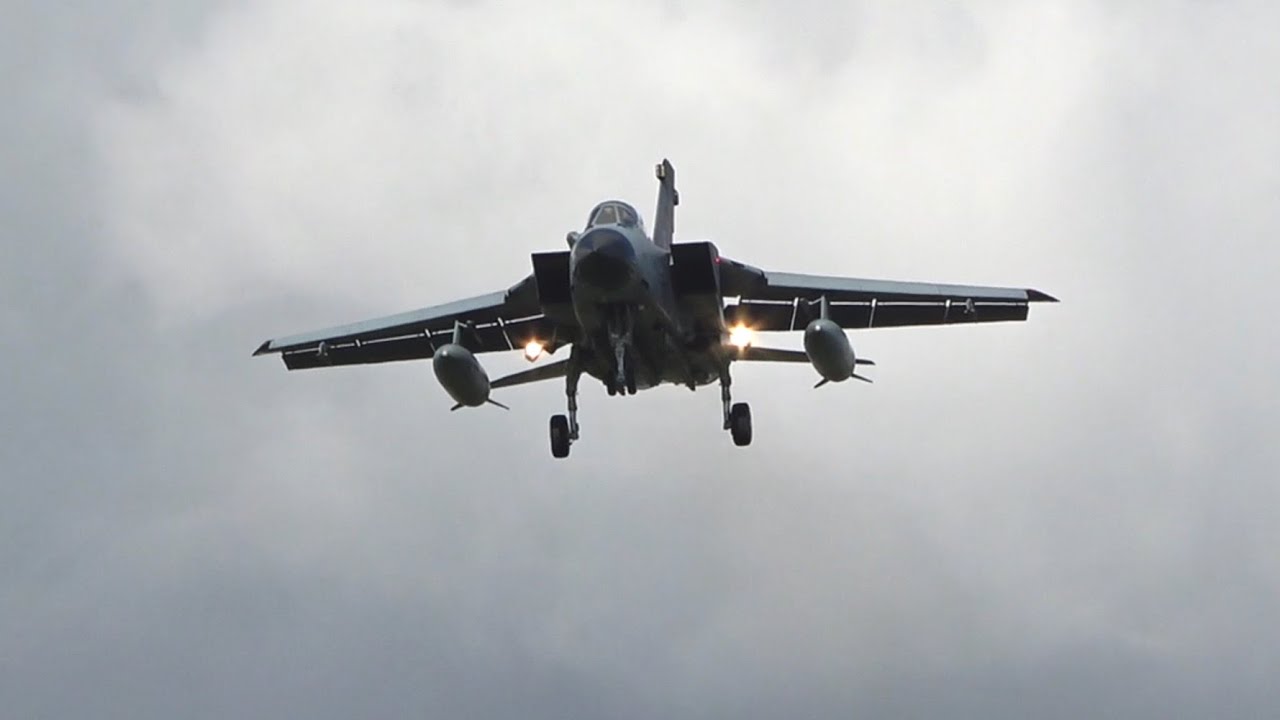 Panavia Tornado Luftwaffe German Air Force Touch & Go and Landing at Jagel AirBase ETNS 46+05