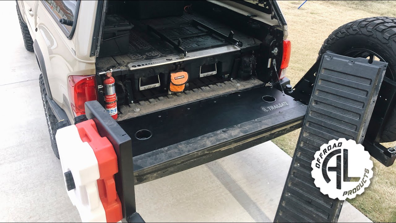 A Truck Camping Must! NEW Tailgate Table Insert for Tacomas – Al Offroad USA