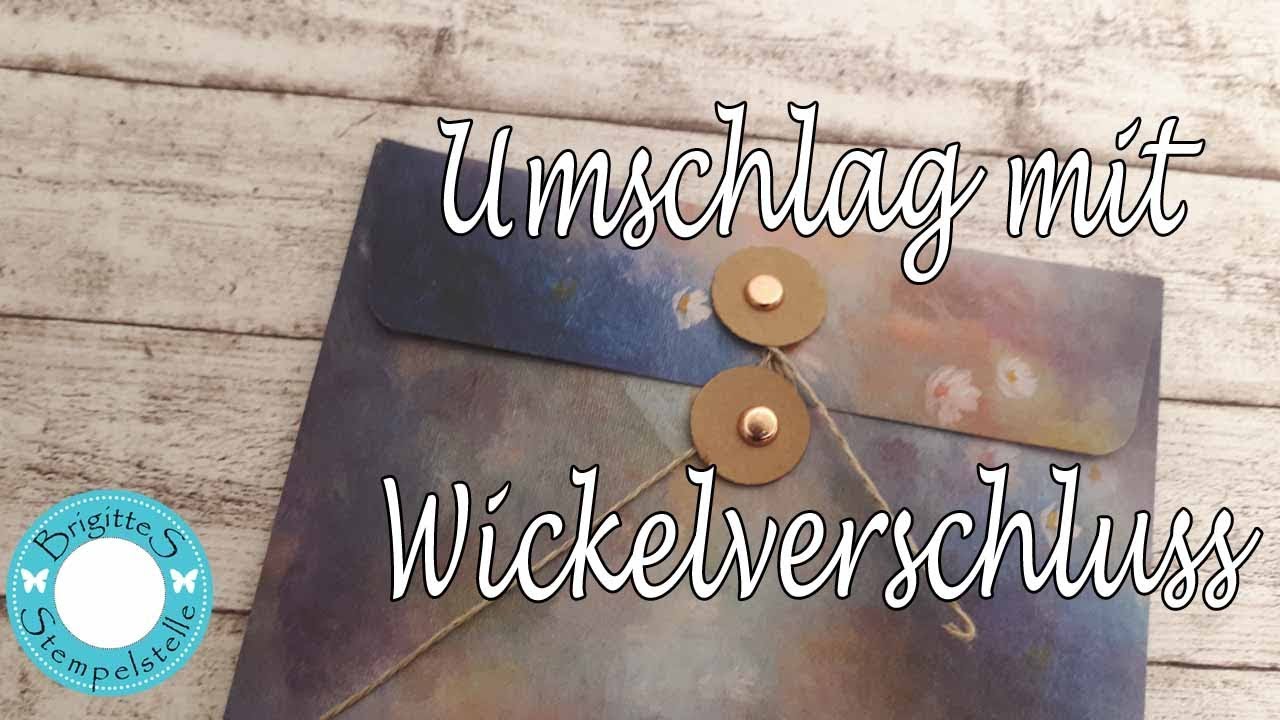 Umschlag mit Wickelverschluss #stampinup