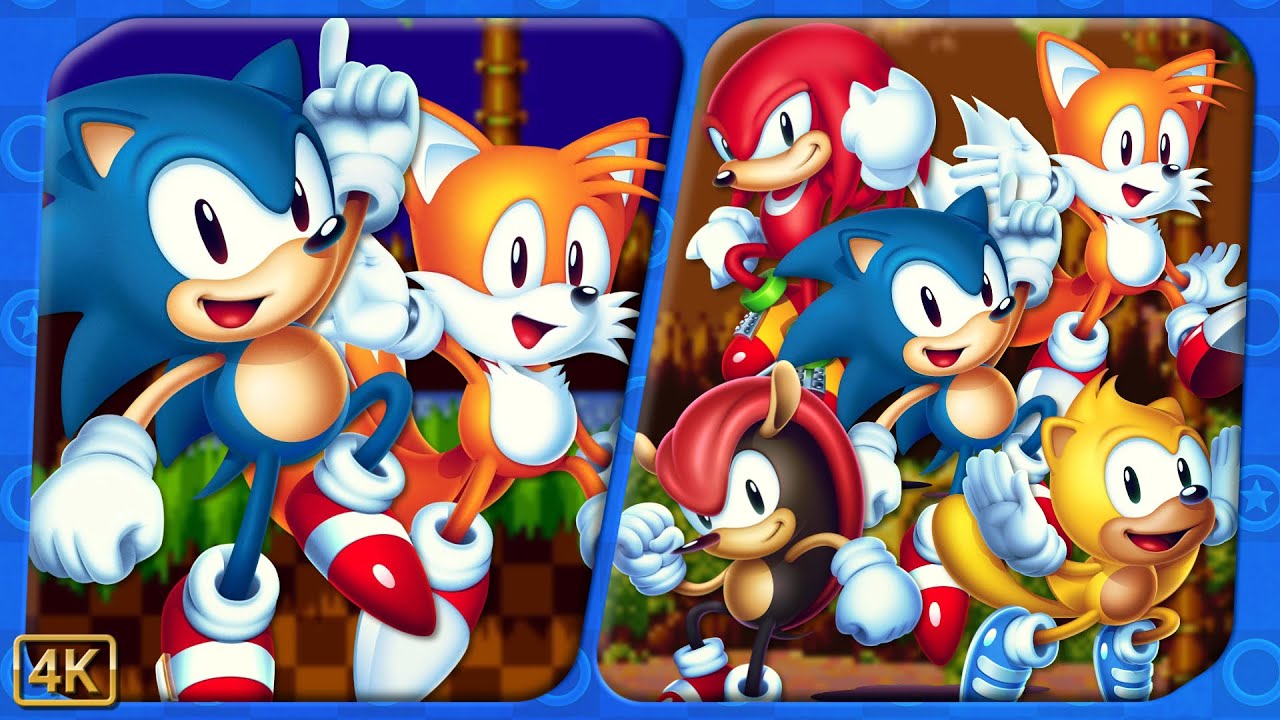 Sonic Mania Plus + Encore Mode ⁴ᴷ Full Playthrough 100% (All Chaos Emeralds) Sonic & Tails gameplay