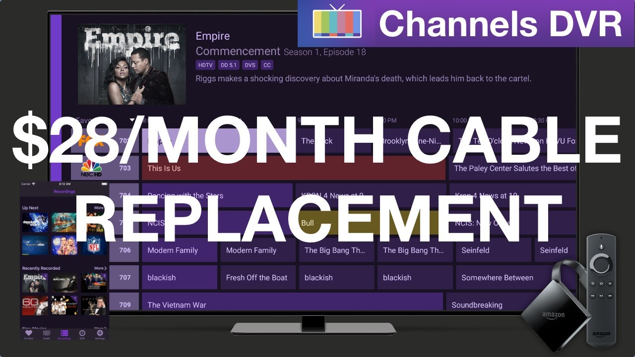 Cord Cutting with Channels DVR - Turn an old computer into a DVR for Apple TV, FireTV, and Android