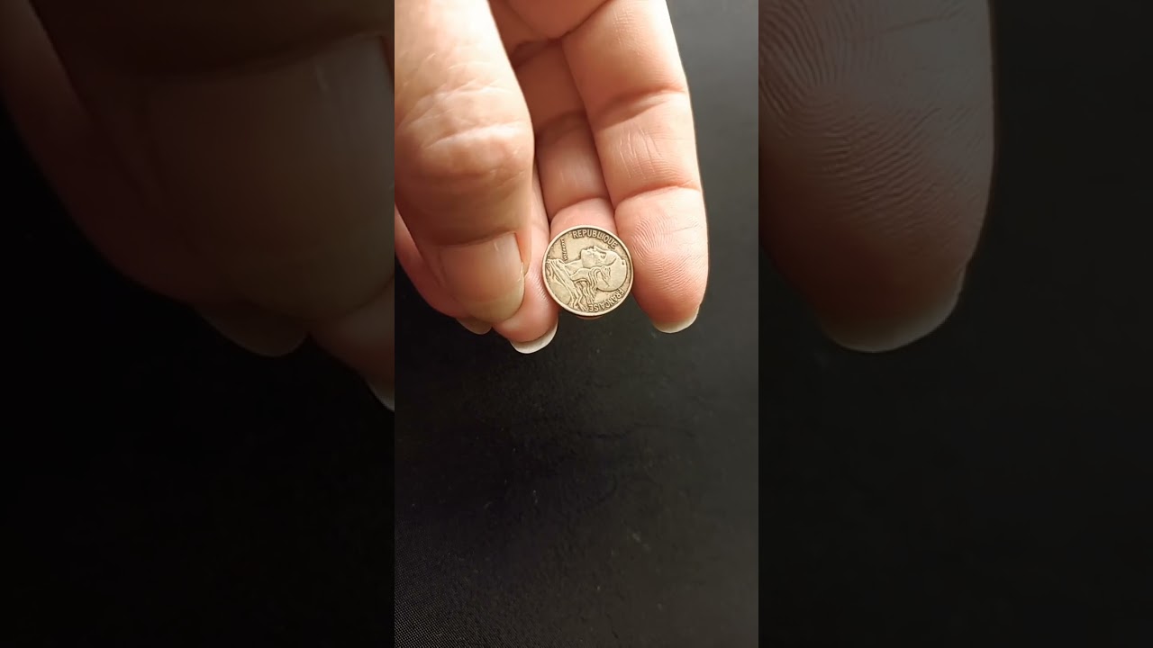 5 centimes. France, Lagriffoul 1966. rare frappe monnaie + fautee