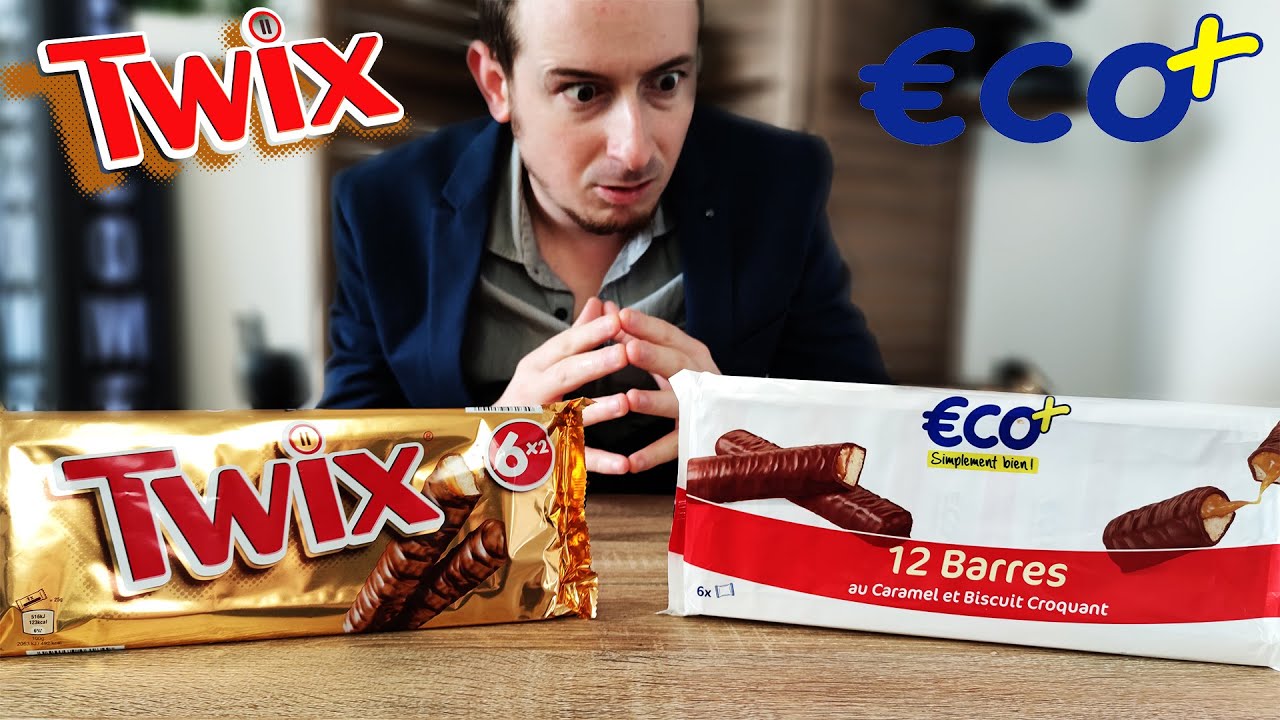 TWIX vs TWIX ECO+ ! (le hard discount plus cher que la marque...)