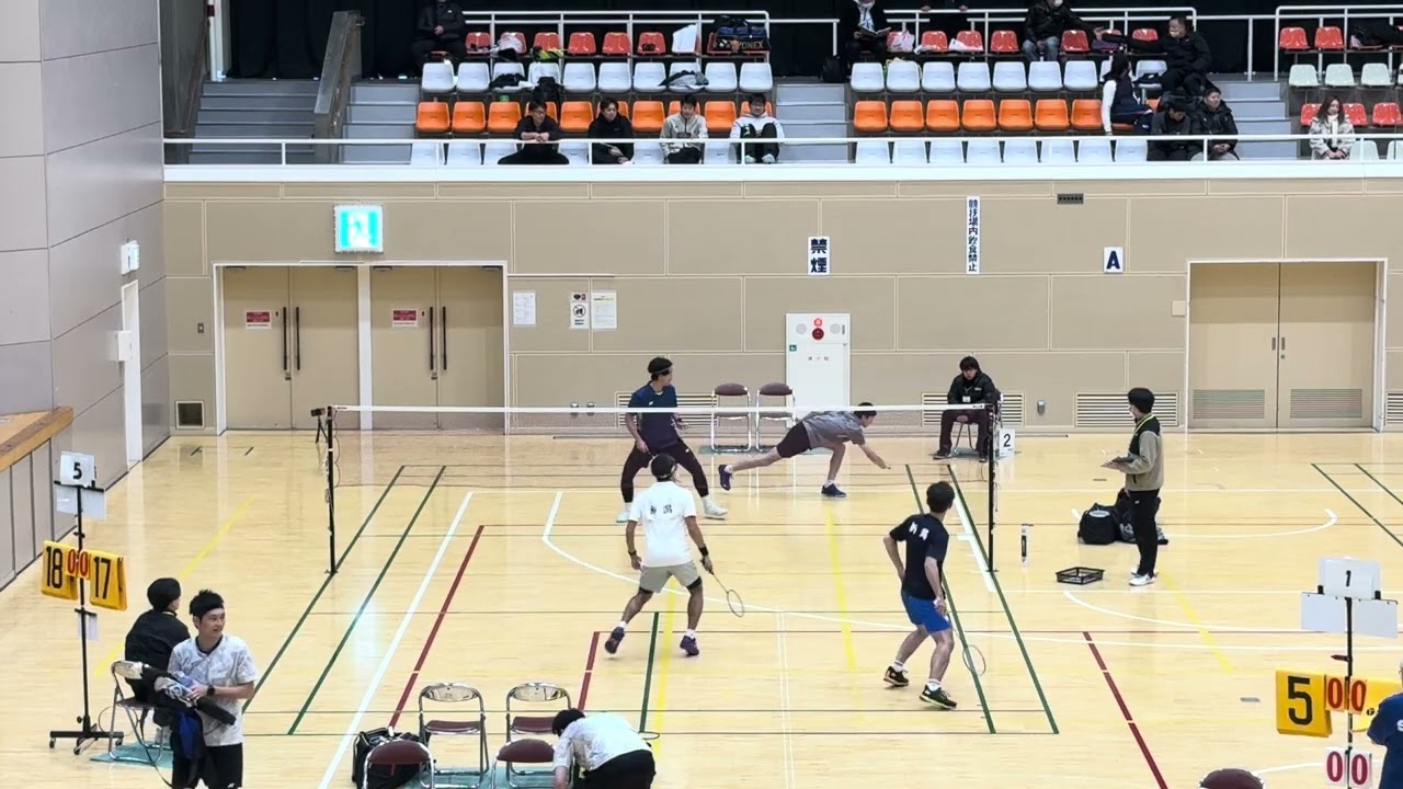 第42回全日本シニア｜1回戦｜小林・岡本（新潟）vs 佐藤・古川（東京）