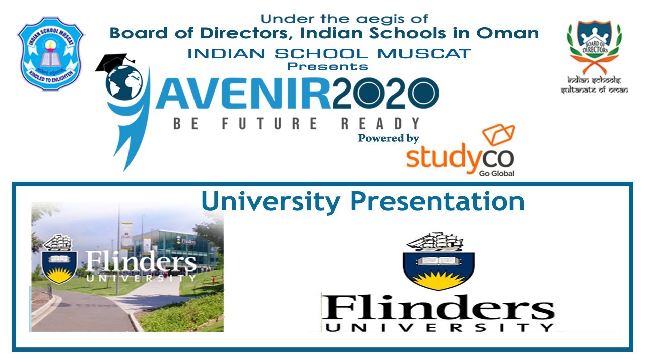 Presentation by Flinders University, Australia