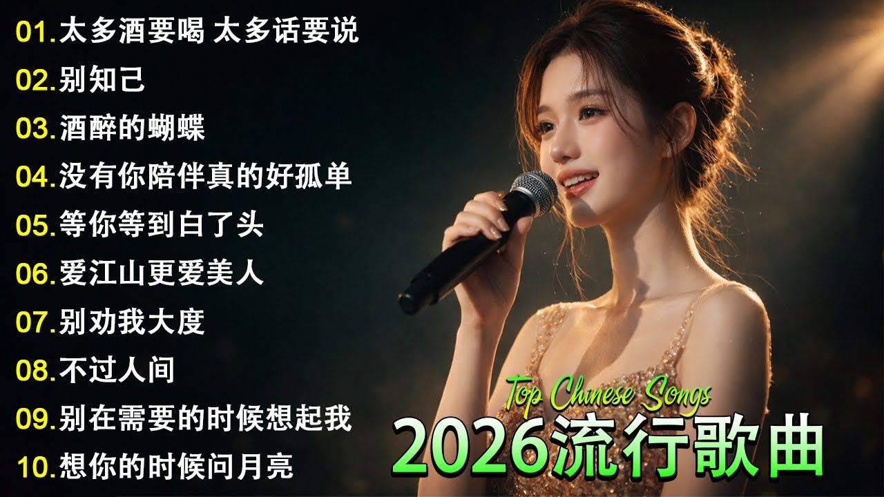 大陸流行歌曲🎈🎈【無廣告】2025最新歌曲 2025好听的流行歌🎗️華語流行串燒精選抒情歌 🎗️Top Chinese Songs 2026
