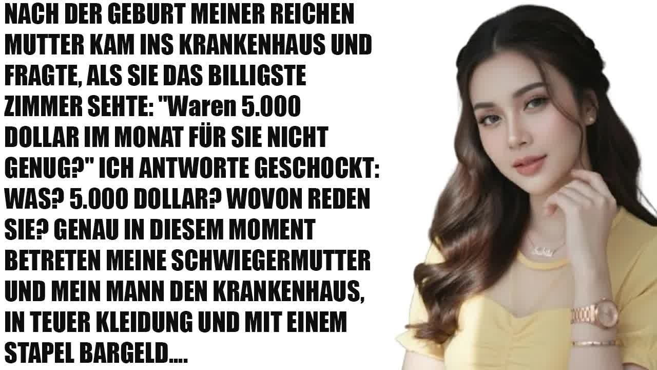 „5 000 $ im Monat reichten dir nicht？“ – Meine Mutter verspottete mich im Krankenhaus