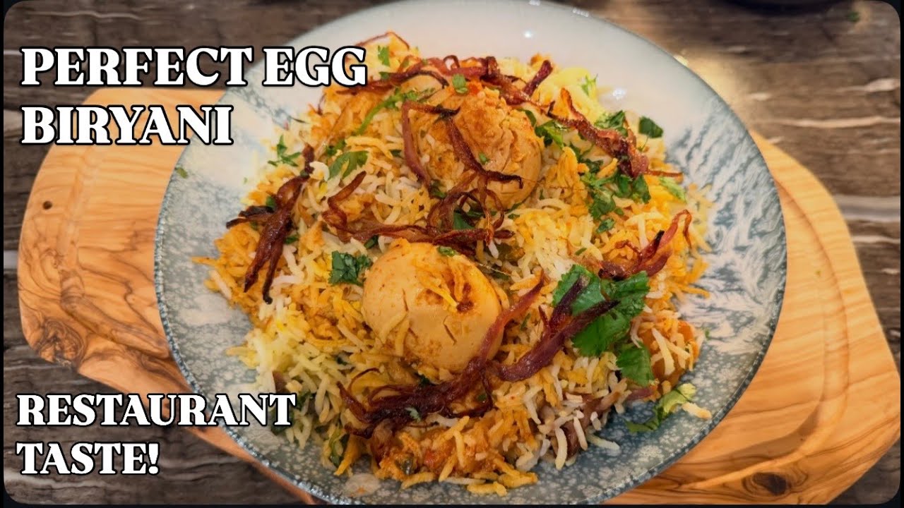 Egg Biryani Restaurant Style | Easy Anda Biryani at Home | Ande Ki Dum Biryani