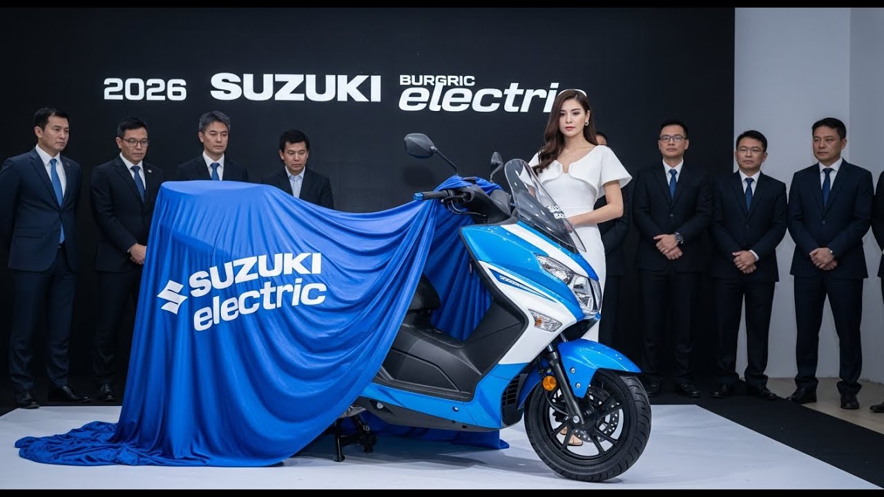 SUZUKI BURGMAN 180 ELECTRIC SCOOTER 2026 ⚡ 180cc POWER | PREMIUM DESIGN | FULL DETAILS