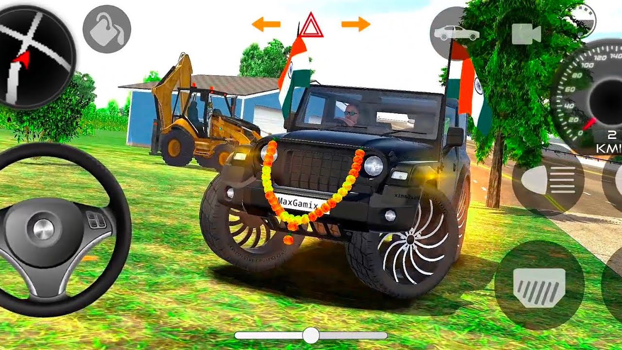 Modified Mahindra Thar😈Games:Indian Thar Black (Thar Wala Games) Car Game Android Game Part,10#Games