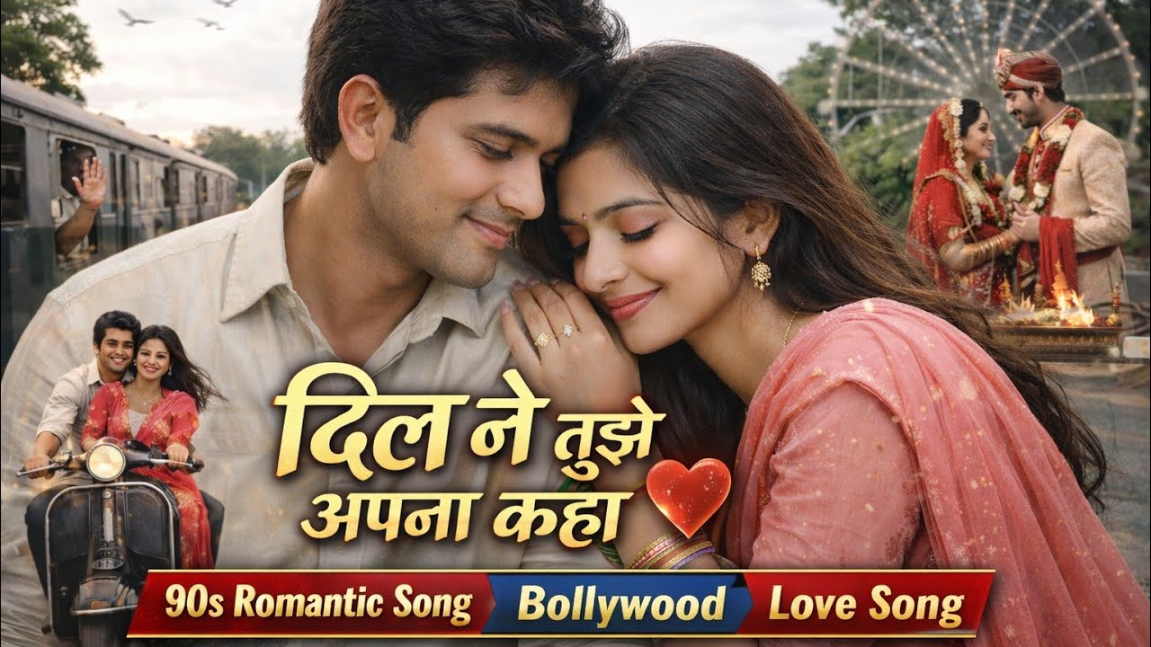 दिल की धड़कनों में बसा तेरा नाम | 90s Romantic Song | Kumar Sanu Style | Bollywood Love Song
