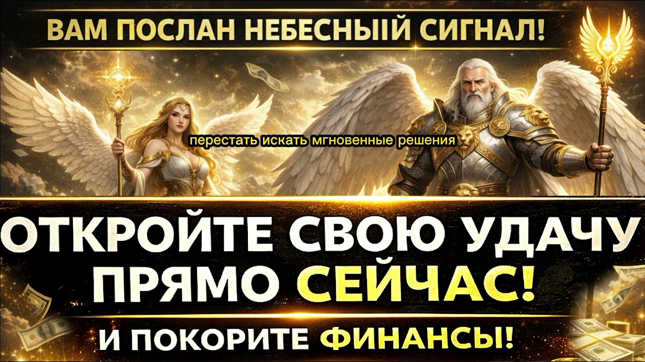 🌟 НЕБЕСНЫЙ СИГНАЛ СУДЬБЫ: Открой свою удачу, пробуди сознание и возьми под контроль свои финансы 💫
