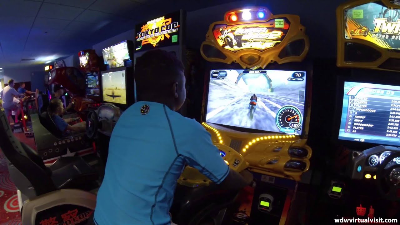 Contemporary Resort - Monorail to The Game Station Arcade