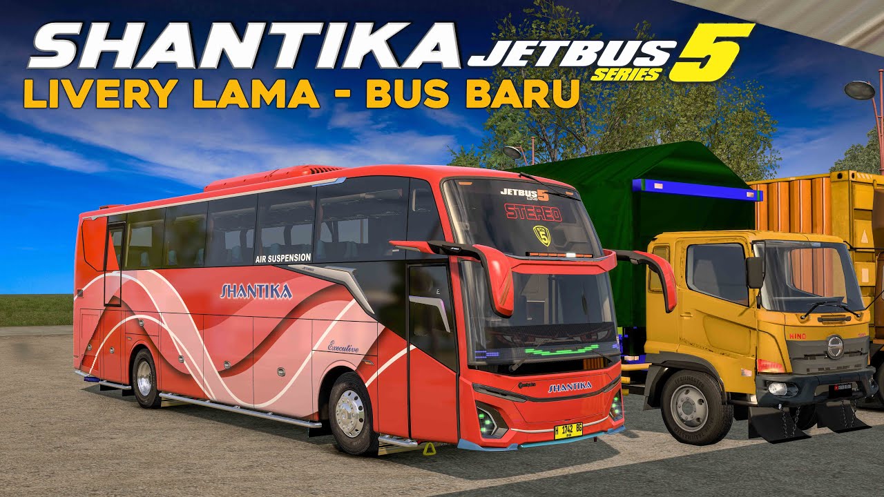 SHANTIKA Jetbus5 – Comeback Livery Lama! Lewat Jalur Songgom (Realistis) || Ets Indonesia