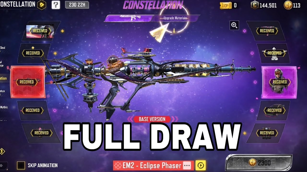 Buying Mythic EM2 - Eclipse Phaser CONSTELLATION Full Draw In CODM