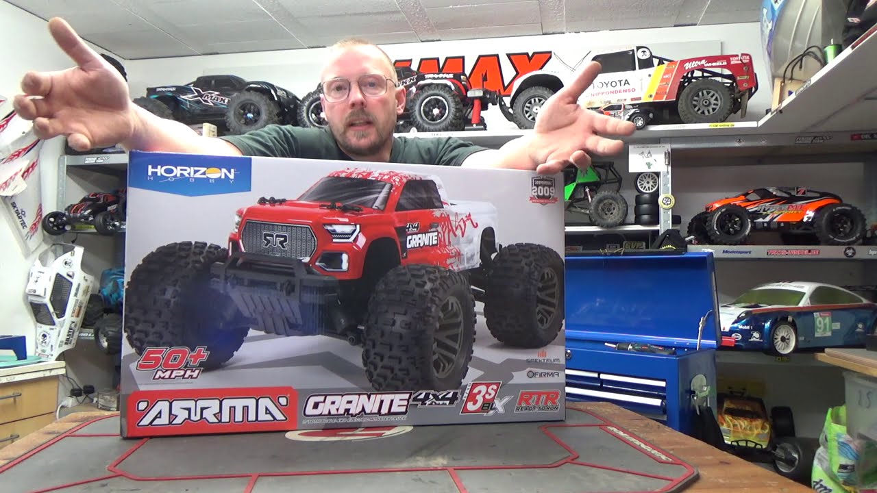 SORTIE DE LA BOITE  ARRMA GRANITE V3 BLX avec RACE RC MODELSIME