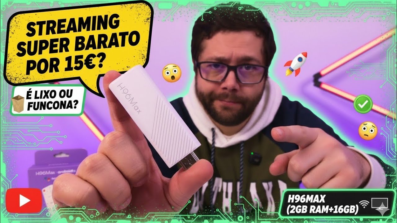 STREAMING SUPER BARATO POR 15€? ESTE APARELHO É LIXO OU FUNCIONA? | H96MAX (2GB RAM+16GB)