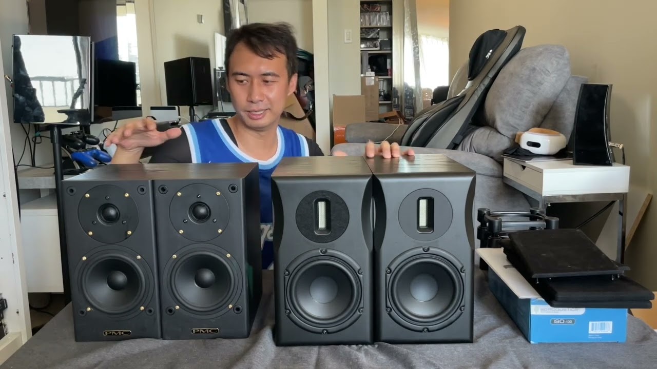 PMC DB1 Gold vs Neat Acoustics Ministra bookshelf speaker overview + comparison