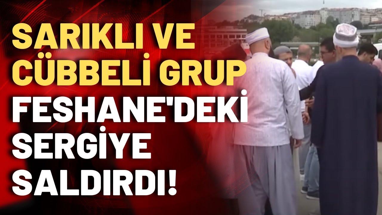400'den fazla eserin bulunduğu Feshane'deki sergiye saldırı girişimi: Sapkınlığı &ouml;zendiriyor!