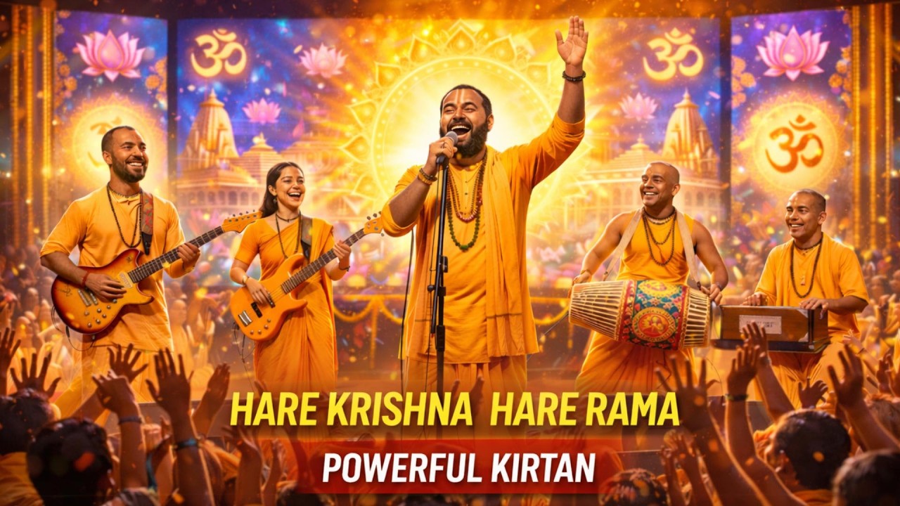 Hare Krishna Hare Rama 🙏 Ecstatic Kirtan | Feel the Divine Mahamantra Energy