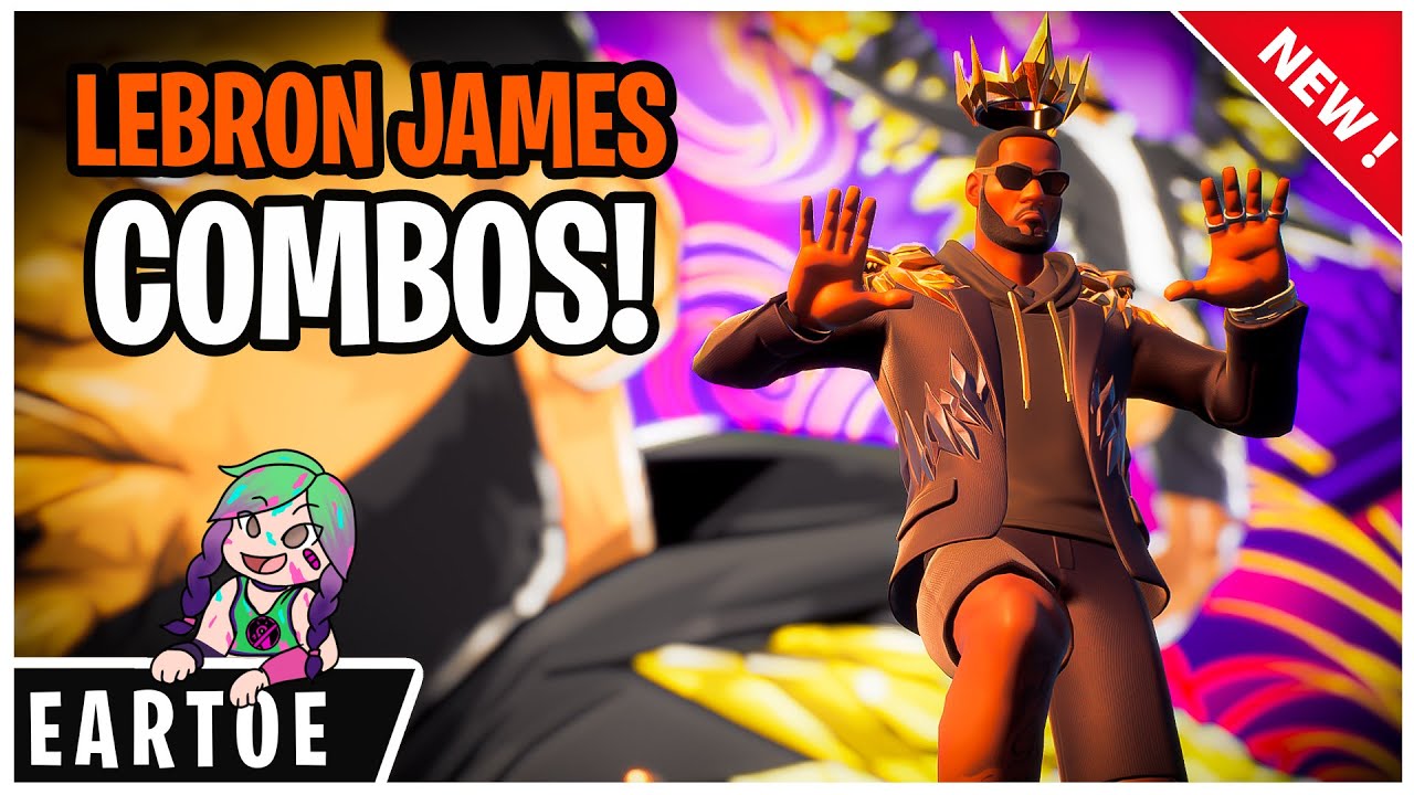 *NEW* LEBRON JAMES Combos in Fortnite (Fortnite Battle Royale)