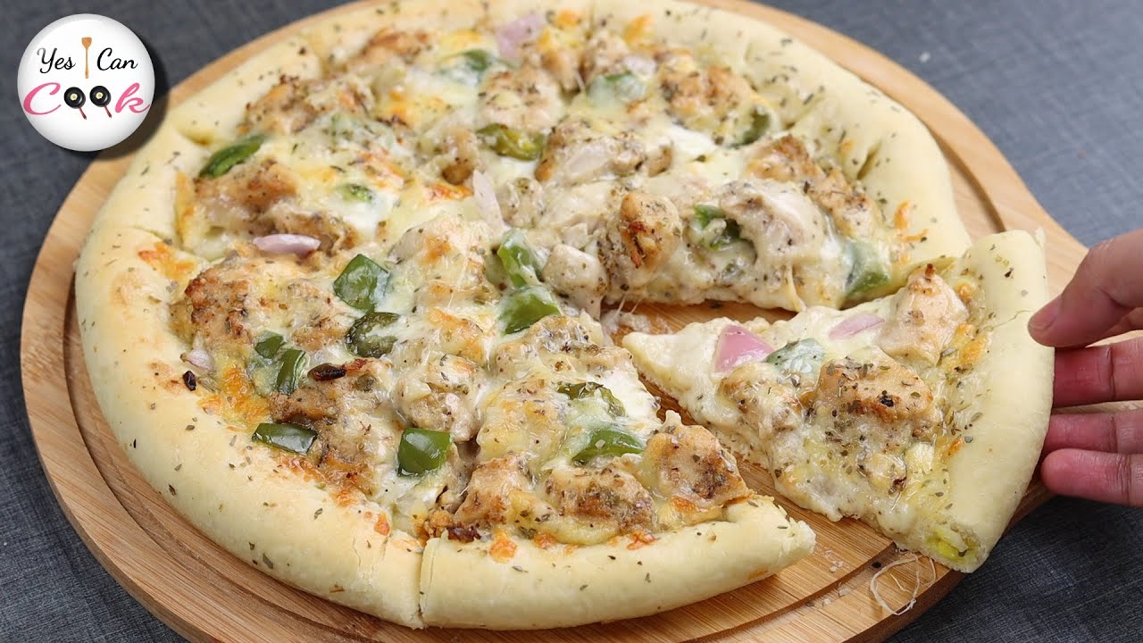 Creamy Pizza with Special Sauce (Ramadan Special) by YES I CAN COOK