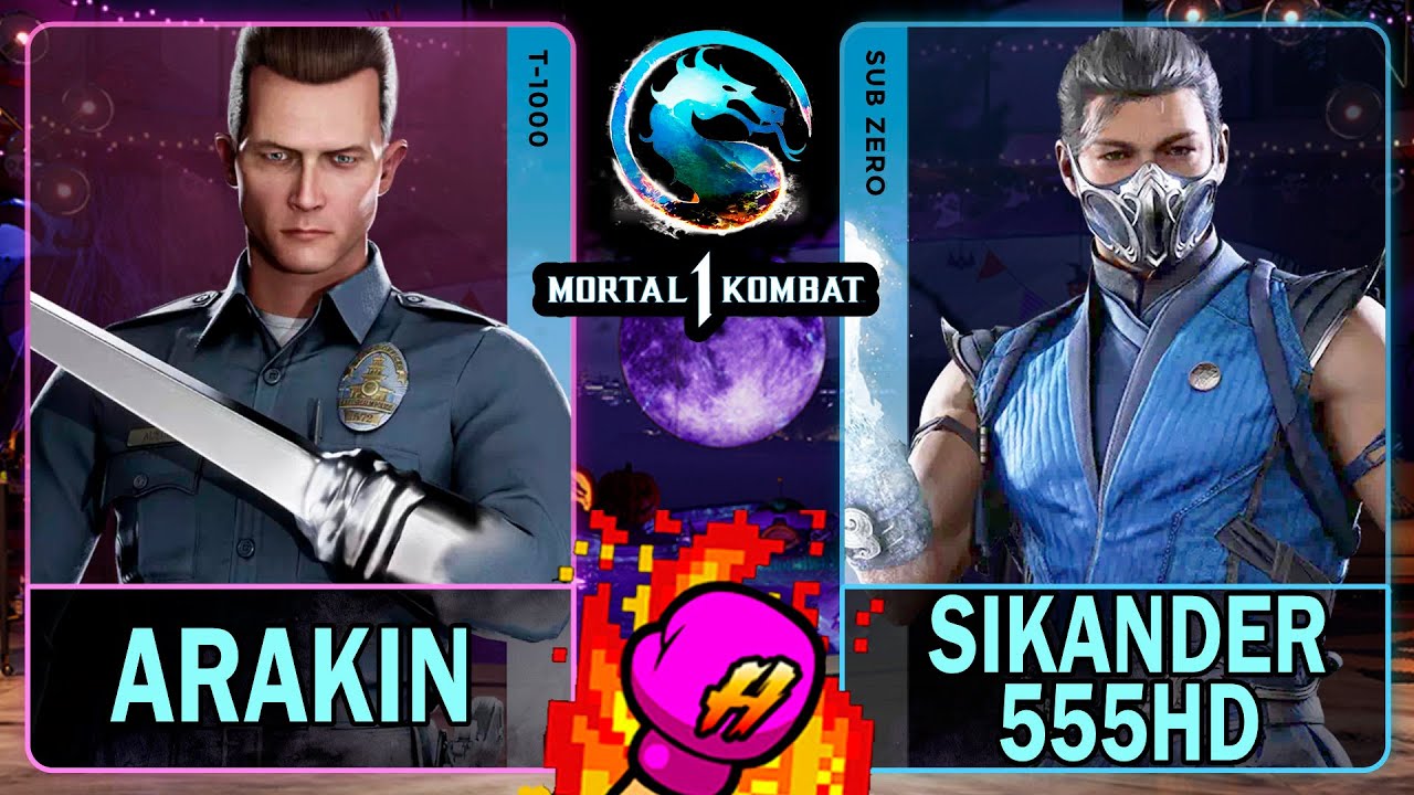 MK1 Аракин (Т-1000) VS Sikander555HD (SUB-ZERO)🥊Mortal Kombat 1🥊4K 60ᶠᵖˢ