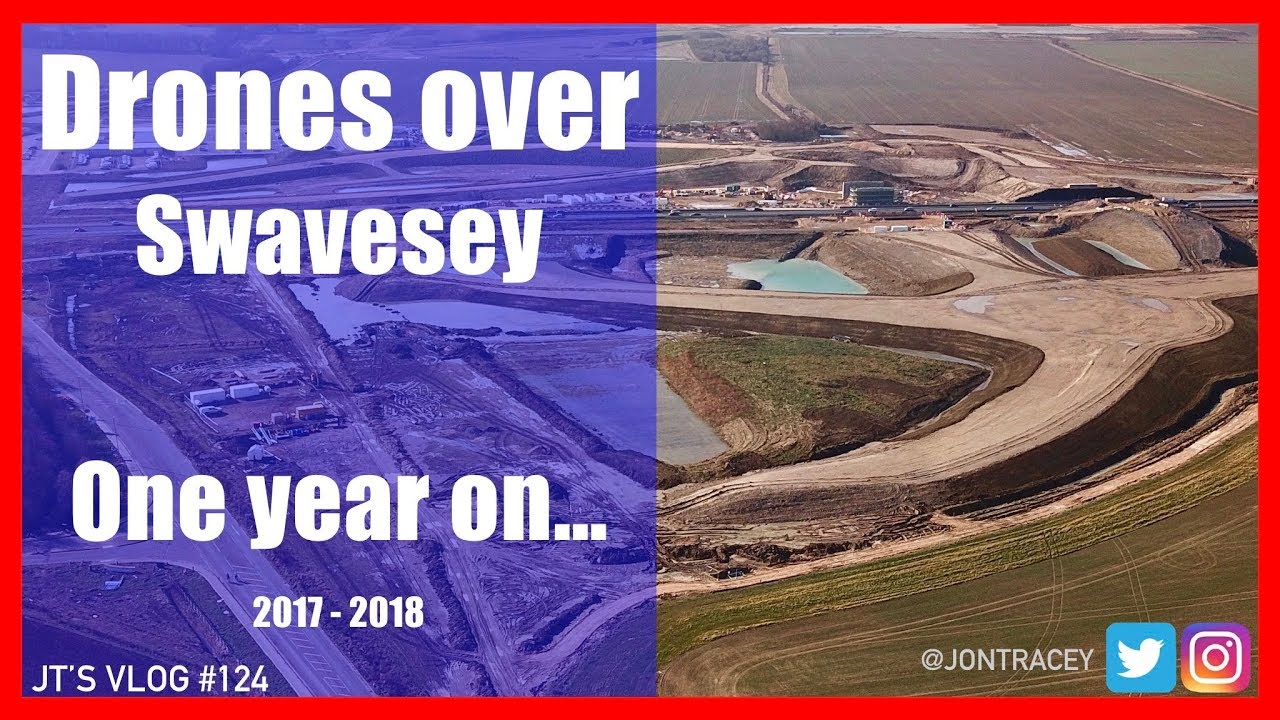 Building the new A14 (Swavesey nr Cambridge)  - 2017 -2018 a lots been done