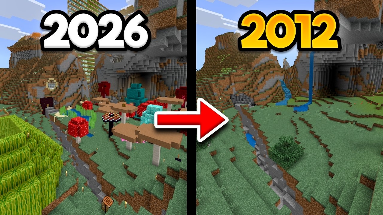 Recreating The Ultimate Minecraft Seed (Across 5 Different Versions