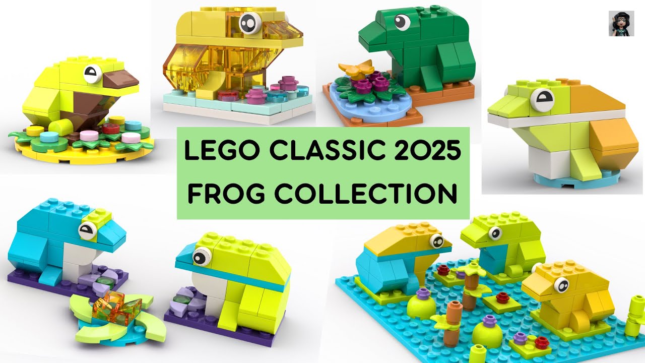 FROG COLLECTION Lego classic 2025 ideas How to build 11039 11040 11041 11042 11043 11044