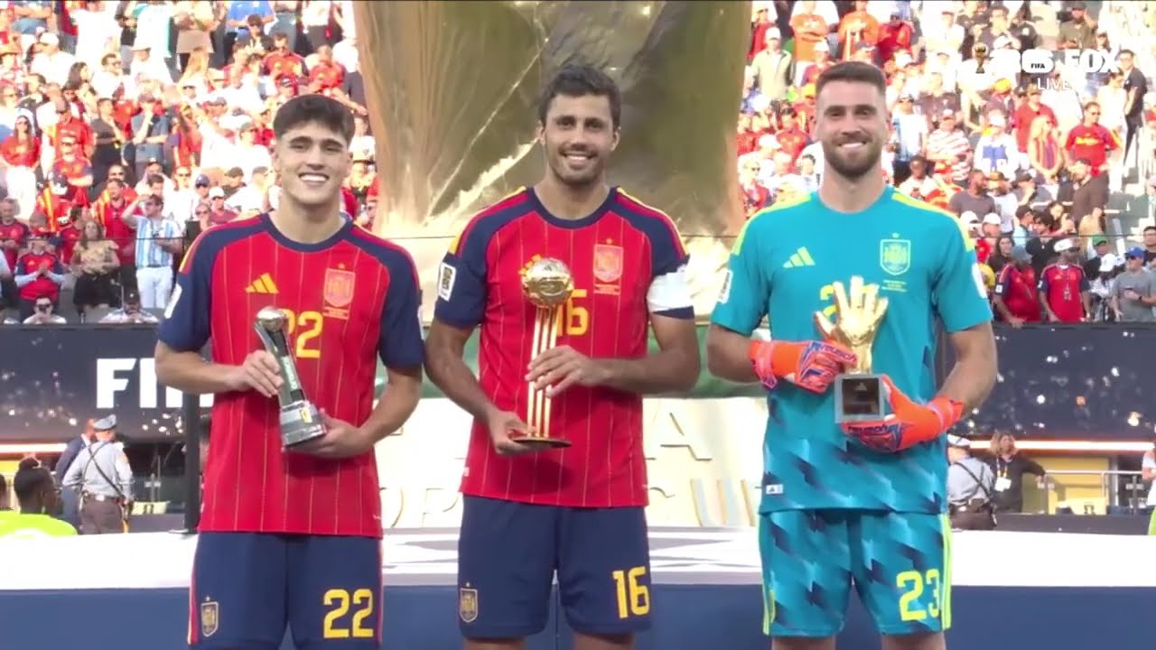 Spain FIFA World Cup 2026 Champions- Trophy award ceremony (Spain 1 - 0 Argentina) 