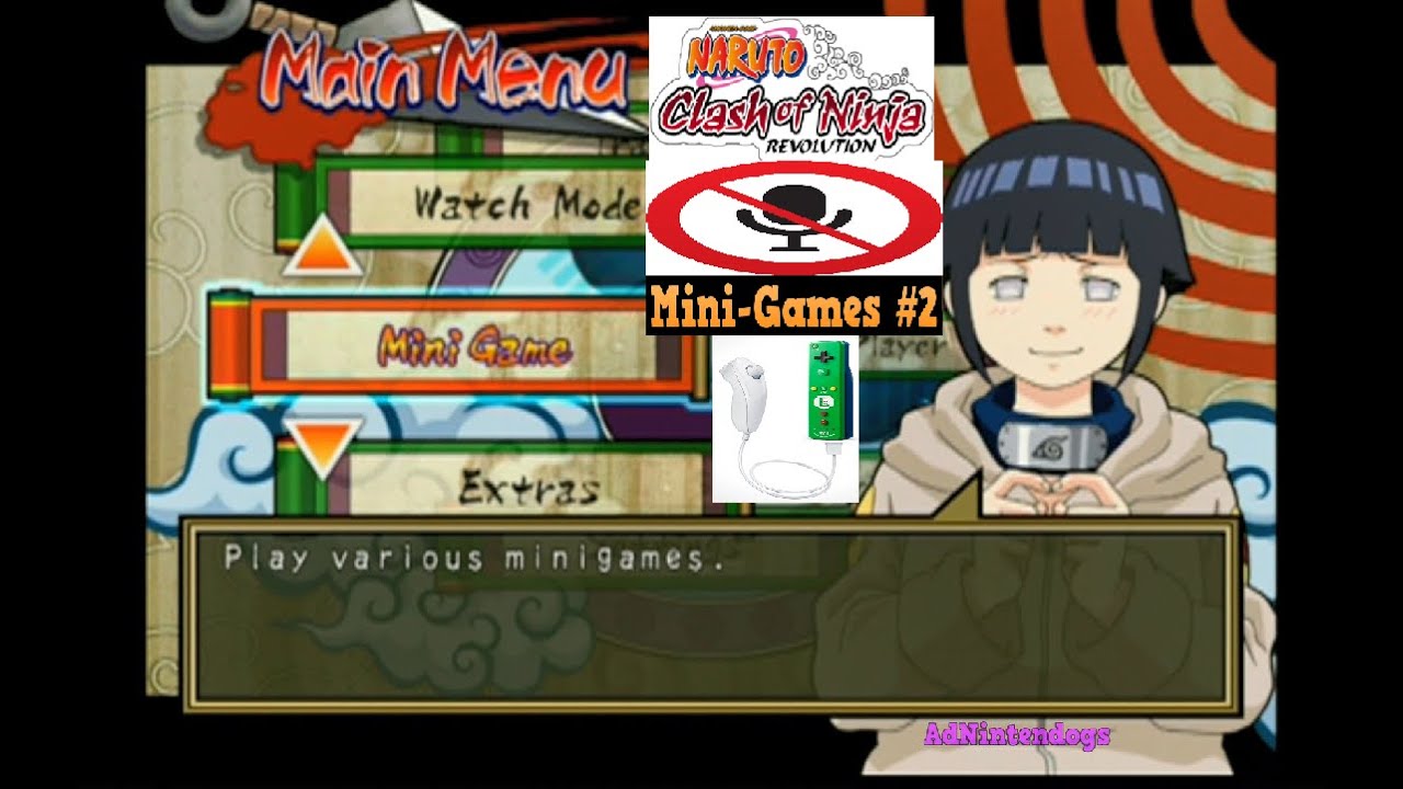 Naruto Clash of Ninja Revolution Mini Games #2