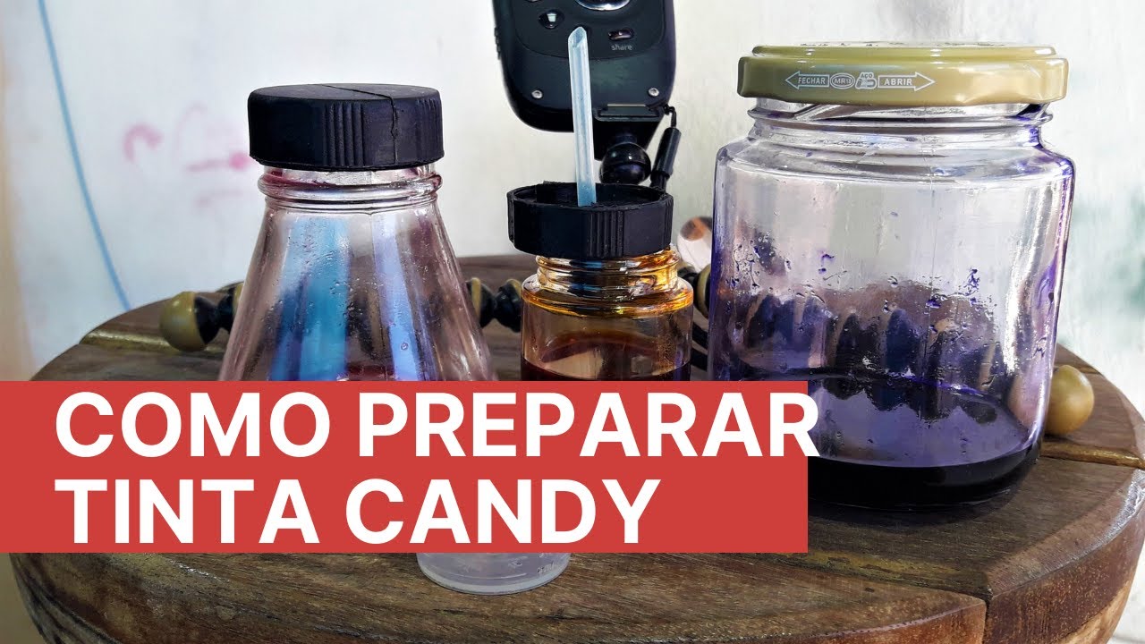 Como Preparar Tinta Candy