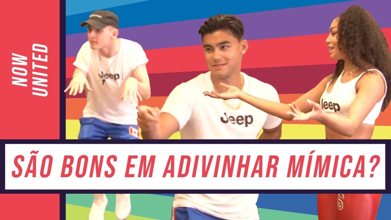 DESAFIAMOS O NOW UNITED NO JOGO DA MÍMICA | PARTE 2