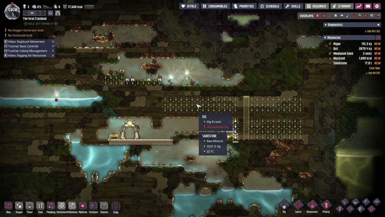 Oxygen Not Included: Game 5 - Part 1