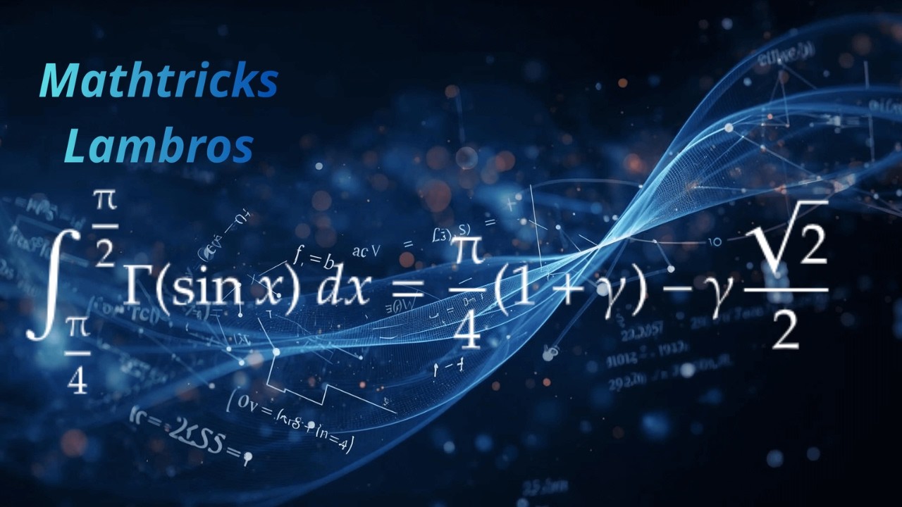 integral of Γ(sinx) #MathTricks #APCalculus #STEM #StudyWithMe #AncientWisdom