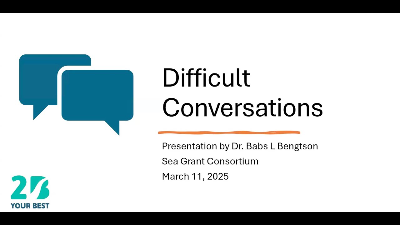 Difficult Conversations Workshop
