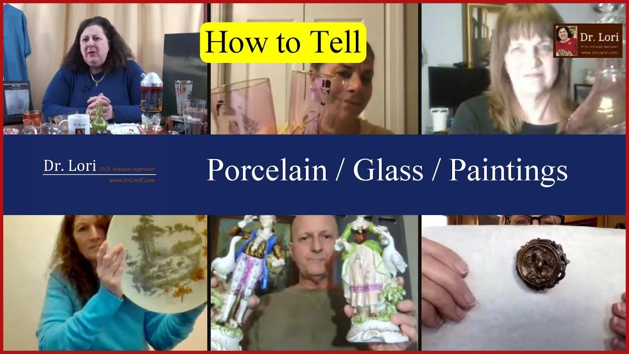 How to Tell Meissen & Blue White Porcelain, Etched & Blown Glass, Paintings & Frames | Ask Dr. Lori