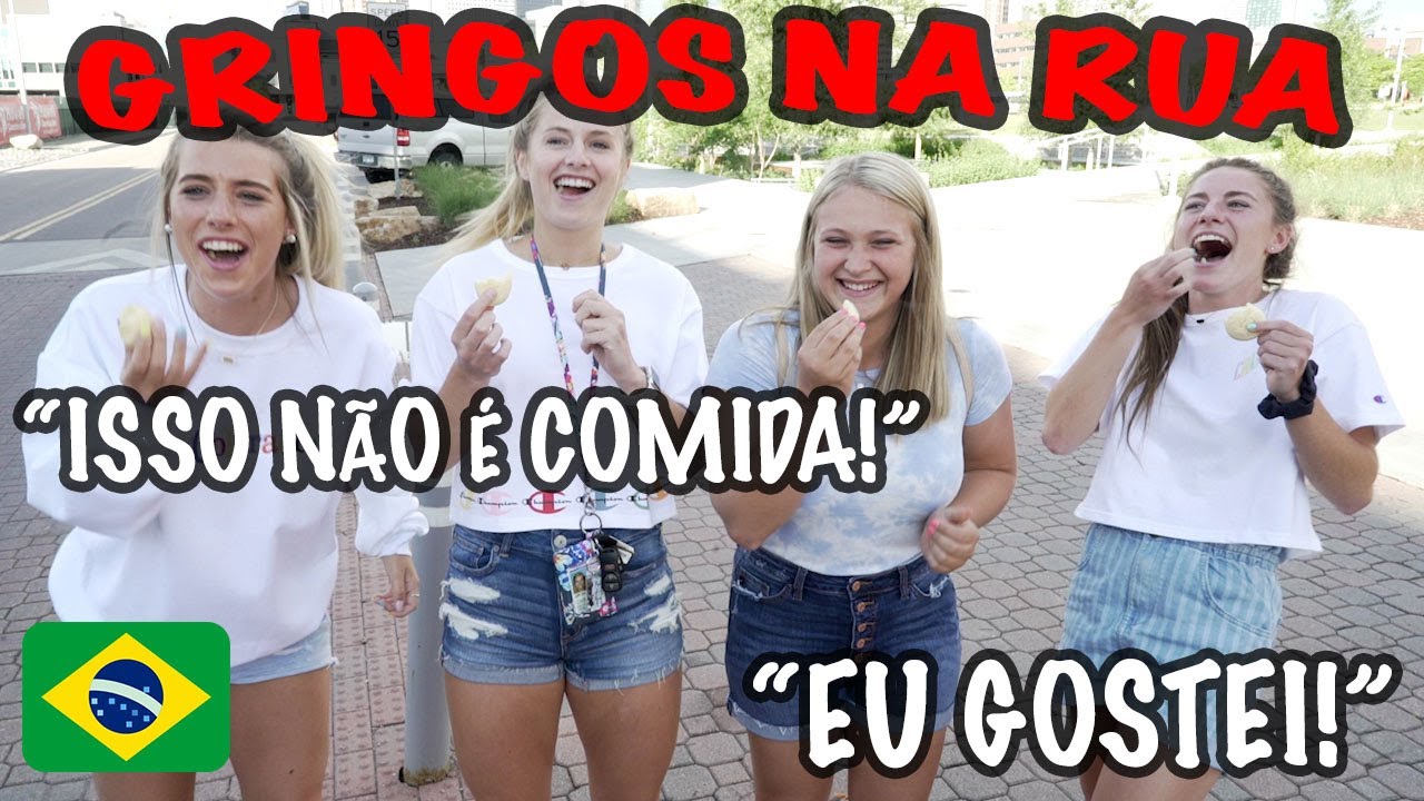 AMERICANOS NA RUA dão notas às COMIDAS BRASILEIRAS!