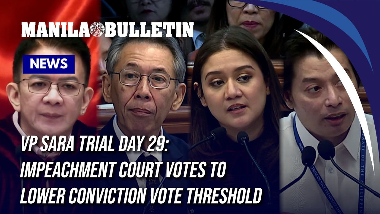 VP Sara Trial Day 29: Impeachment court votes to lower conviction vote threshold