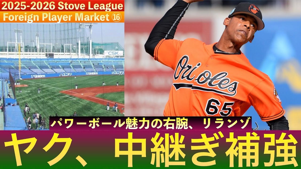【剛腕リリーバー】東京ヤクルトスワローズ、新外国人投手のヘスス・リランゾを獲得！　＃swallows　＃ヘススリランゾ　＃リランゾ